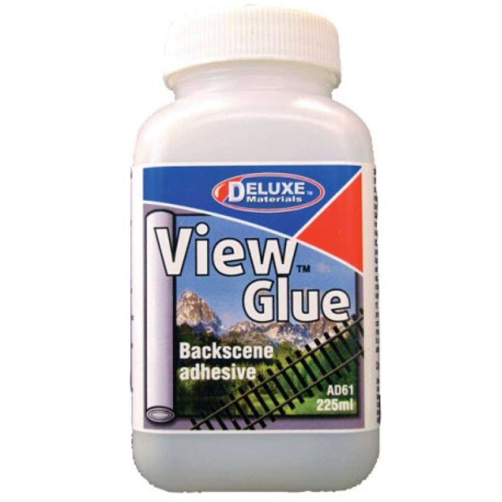 View Glue Special adhesive developed for bonding model railway and diorama landscape backscene